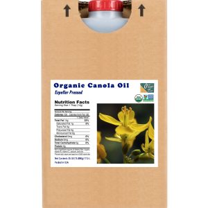 Organic Expeller Pressed 100% Canola Oil