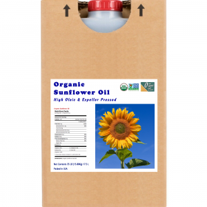 Organic Expeller Pressed Sunflower Oil High Oleic